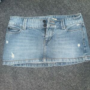 Vintage hollister denim skirt